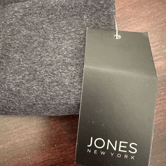 Jones New York Women's Single-Breasted Maxi Wool Coat, charcoal, Size 4 - Picture 11 of 13